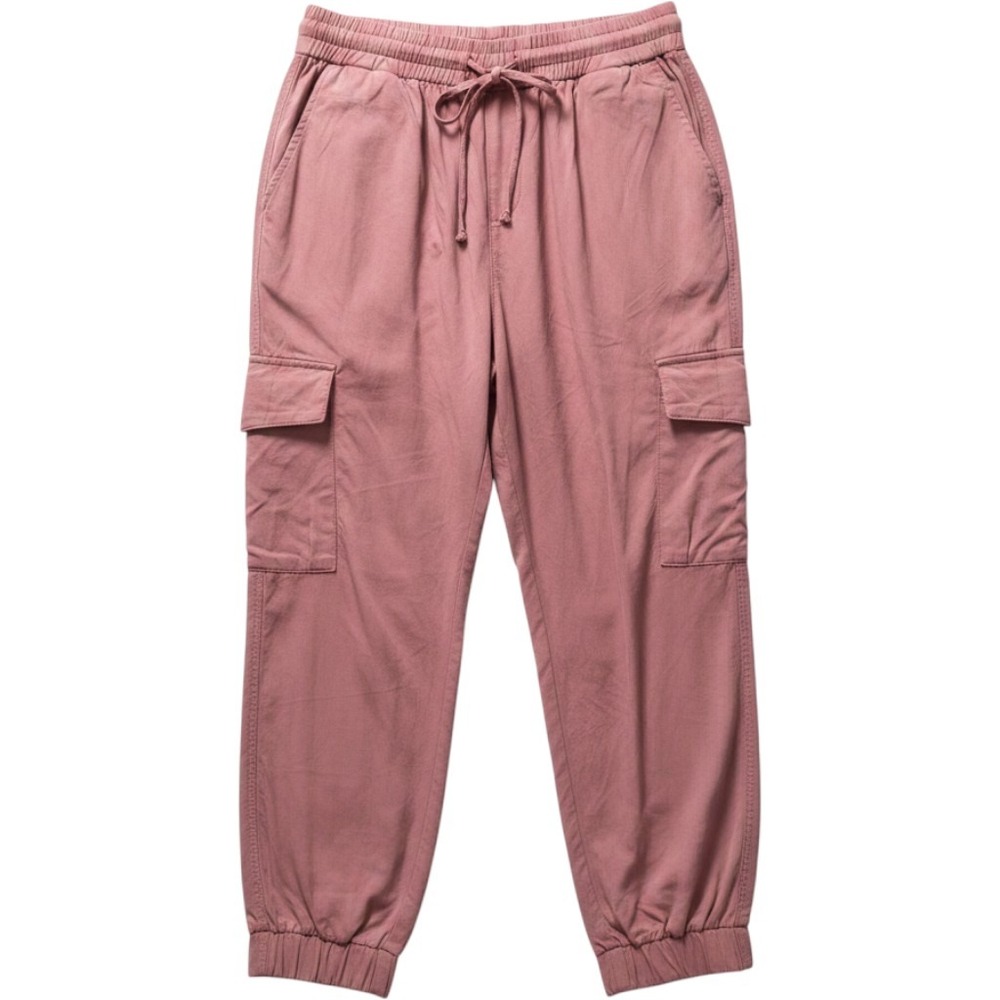 Dress Forum Cargo Joggers M Mauve Tencel Elastic Waist Utility Gorpcore Mauve